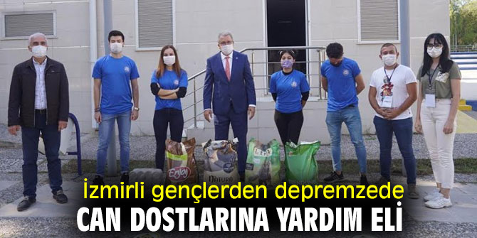 İzmirli gençlerden depremzede can dostlarına yardım eli 