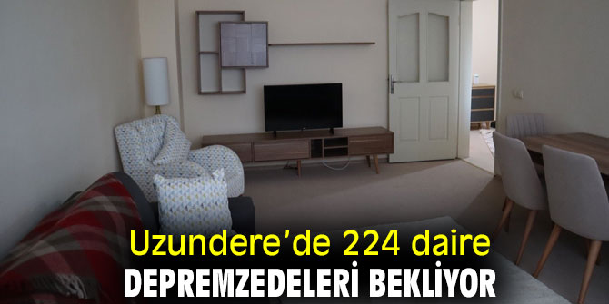 Uzundere’deki konutlar depremzedeleri bekliyor