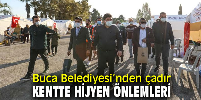 Buca Belediyesi'nden depremzedelere hijyen paketi 