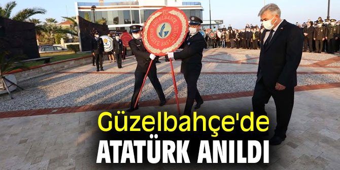 Güzelbahçe'de Atatürk anıldı