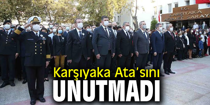 Karşıyaka'da 10 Kasım töreni!