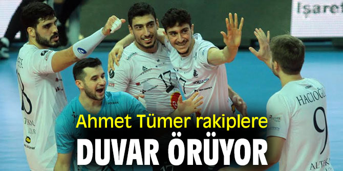 Altekma'da Ahmet Tümer rakiplere duvar örüyor