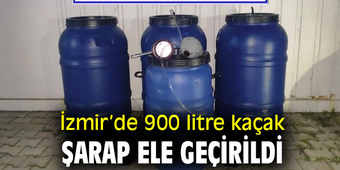 İzmir’de kaçak içki operasyonu