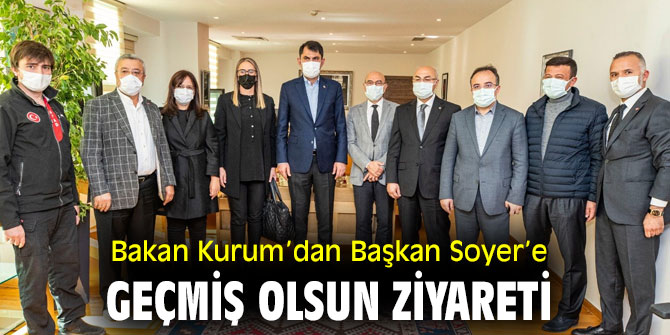 Bakan Kurum’dan Başkan Soyer’e ziyaret
