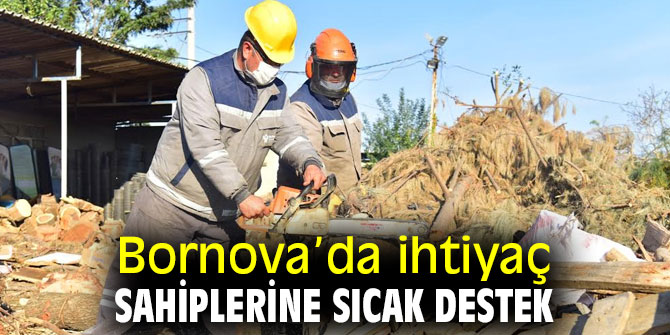 Bornova Belediyesi'nden ihtiyaç sahiplerine destek