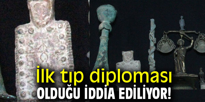 İlk tıp diploması olduğu iddia ediliyor!