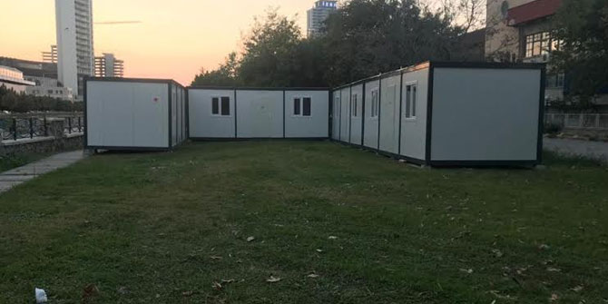 Depremzede Avukatlar İçin Konteyner Ofisler Kuruluyor