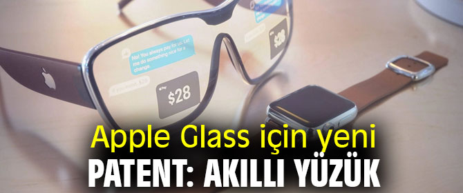 Apple Glass için akıllı kontrolcü: Akıllı yüzük