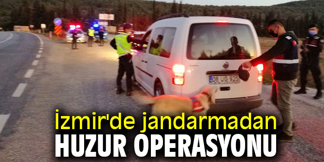 İzmir'de huzur operasyonu