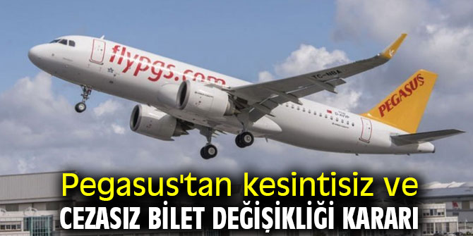 Pegasus'tan koronavirüs yasağı kararı