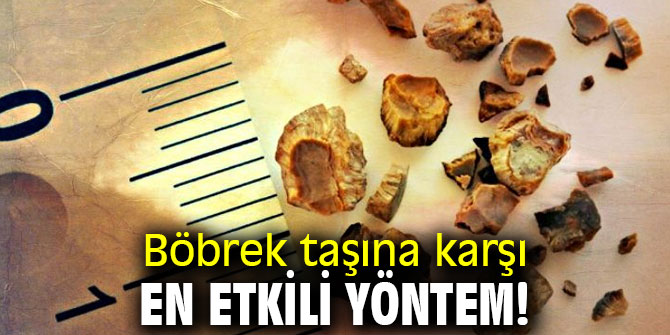 Böbrek taşına karşı en etkili yöntem! Su tüketimi