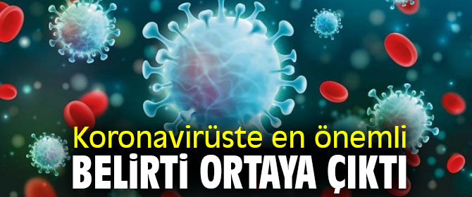 Koronavirüste en önemli belirti ortaya çıktı