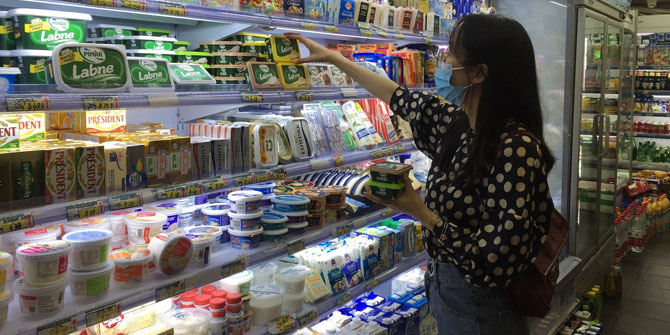 Pınar peynir çeşitleri Çin marketlerinde yerini aldı