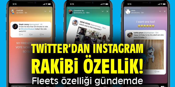 Twitter’dan Instagram rakibi özellik! Fleets özelliği gündemde