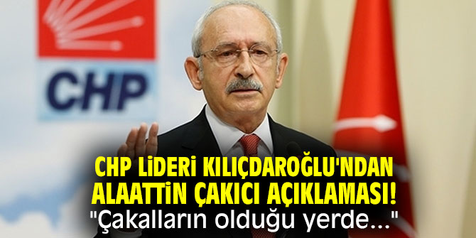 CHP lideri Kılıçdaroğlu'ndan Alaattin Çakıcı açıklaması! "Çakalların olduğu yerde..."