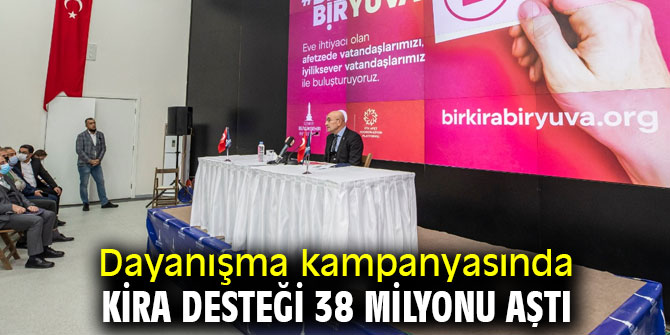 İzmir'de kira desteği 38 milyonu aştı