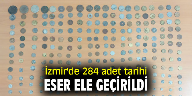 İzmir'de 284 adet tarihi eser ele geçirildi