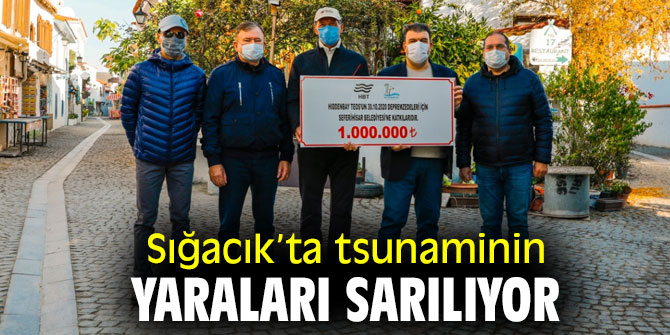 Sığacık’a büyük destek