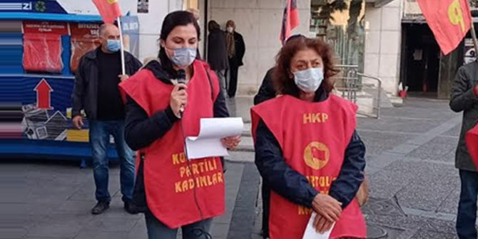 Kadın cinayetlerine karşı Karşıyaka’da eylem!