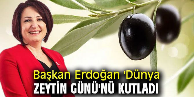 Başkan Erdoğan 'Dünya Zeytin Günü'nü kutladı