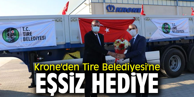 Krone'den Tire Belediyesi'ne eşsiz hediye