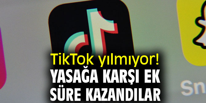 TikTok yılmıyor! Yasağa karşı ek süre kazandılar