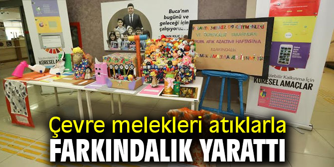 Bucalı minikler hayallerini geri dönüştürdü