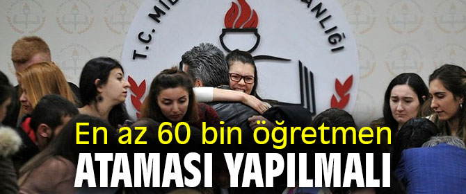 CHP'li Gürer: “En az 60 bin öğretmen ataması yapılmalıdır”