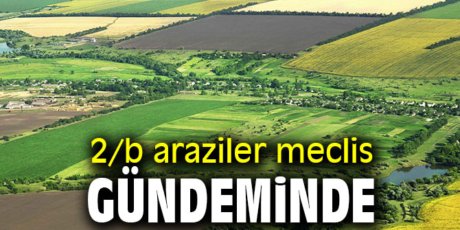 2/b araziler meclis gündeminde