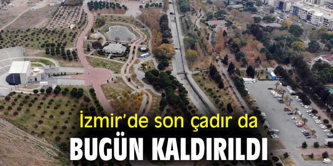 Büyükşehir, son çadırı da kaldırdı!
