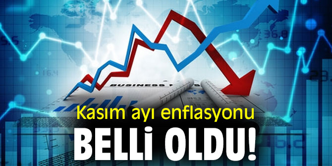 Kasım ayı enflasyonu belli oldu!