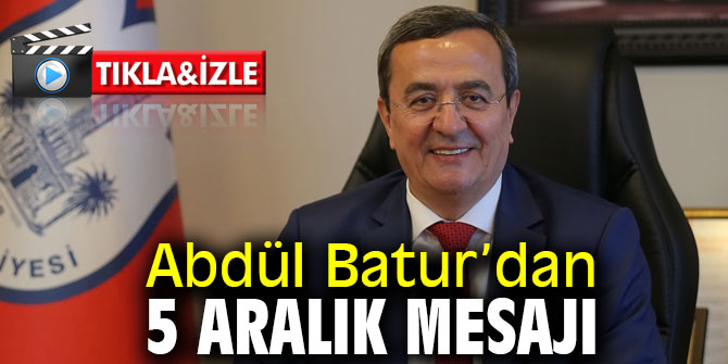 Başkan Batur, "Güçlü kadın Güçlü toplum"