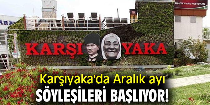 Karşıyaka'da Aralık ayı söyleşileri başlıyor!