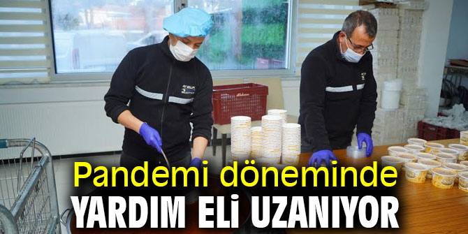 Pandemi döneminde yardım eli uzanıyor