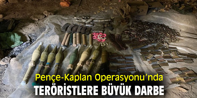 Pençe-Kaplan Operasyonu’nda teröristlere büyük darbe