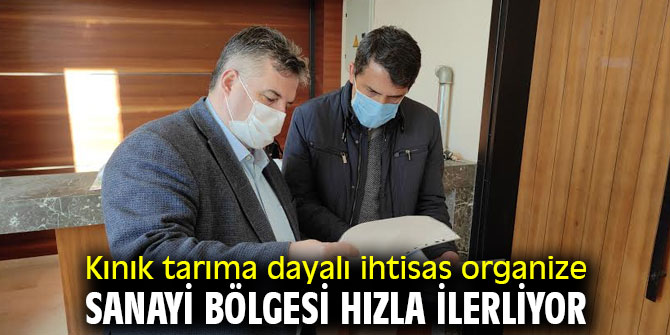 Kınık'ta ihtisas organize sanayi bölgesi hızla ilerliyor