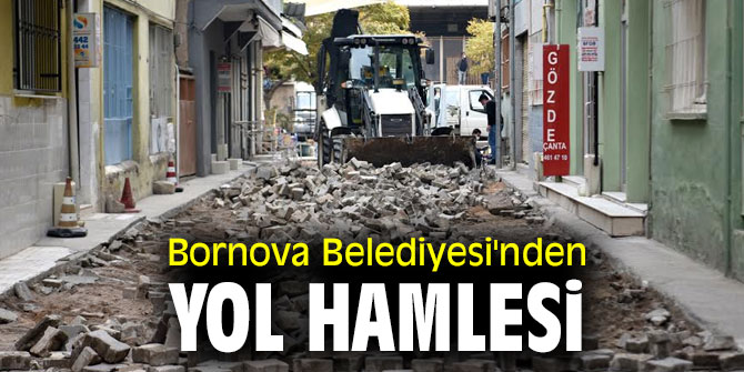 Bornova Belediyesi'nden yol hamlesi 