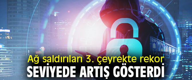 Ağ saldırıları 3. çeyrekte rekor seviyede artış gösterdi