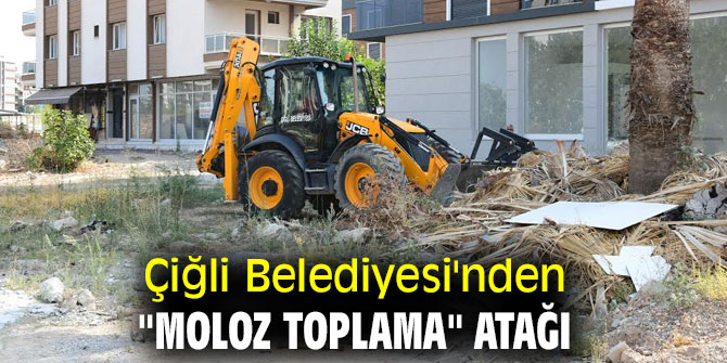 Çiğli'de 980 ton moloz toplandı