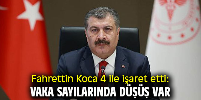Fahrettin Koca: "Vaka sayılarında düşüş var"