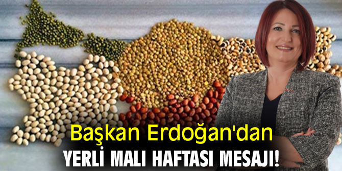 Başkan Erdoğan'dan Yerli Malı Haftası mesajı!
