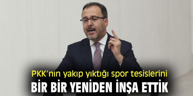 Bakan Kasapoğlu'dan spor tesisleri açıklaması!