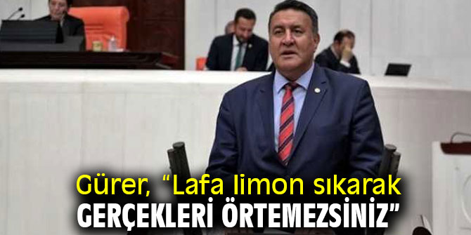 TBMM’de ‘limon’ tartışması