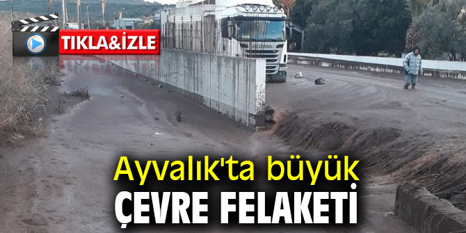 Ayvalık'ta büyük çevre felaketi