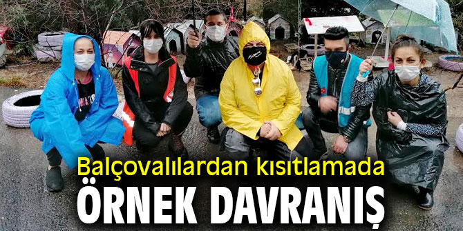 Balçovalılardan kısıtlamada örnek davranış