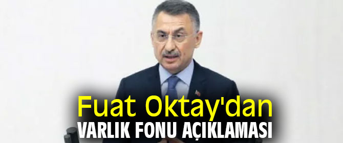 Fuat Oktay'dan Varlık Fonu açıklaması