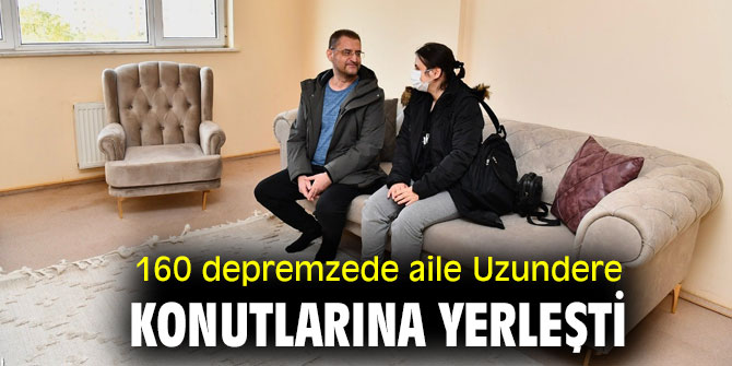 Depremzede aileler Uzundere konutlarına yerleşiyor!