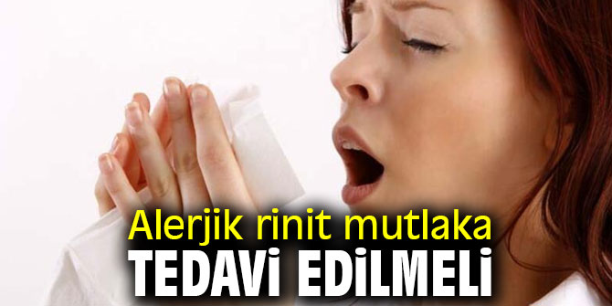 Dikkat! Alerjik rinit mutlaka tedavi edilmeli