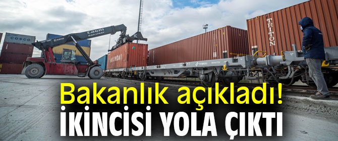 Bakanlık açıkladı! İkincisi yola çıktı
