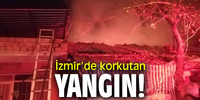 İzmir’de korkutan yangın!